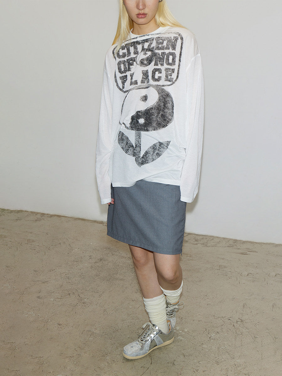 CONP Citizen of No Place Yin Yang Long Sleeve Tee